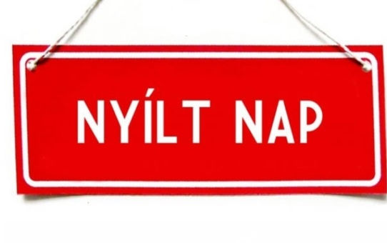 Nyílt nap az iskolában!
