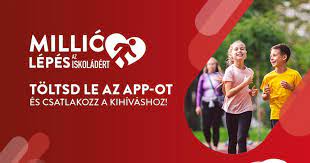 „Millió lépés az iskoládért”