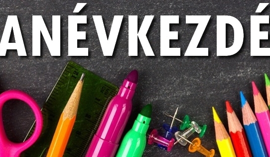 Tájékoztató tanévkezdésről!