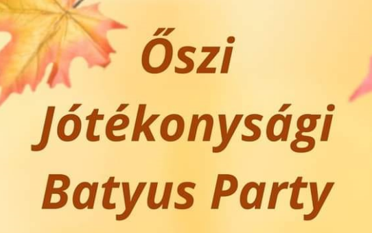 Őszi Jótékonysági Batyus Party